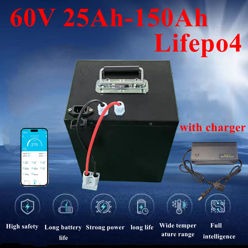 60V 50Ah Electric Scooter Battery - Batteria al litio 100Ah 60V 60Ah