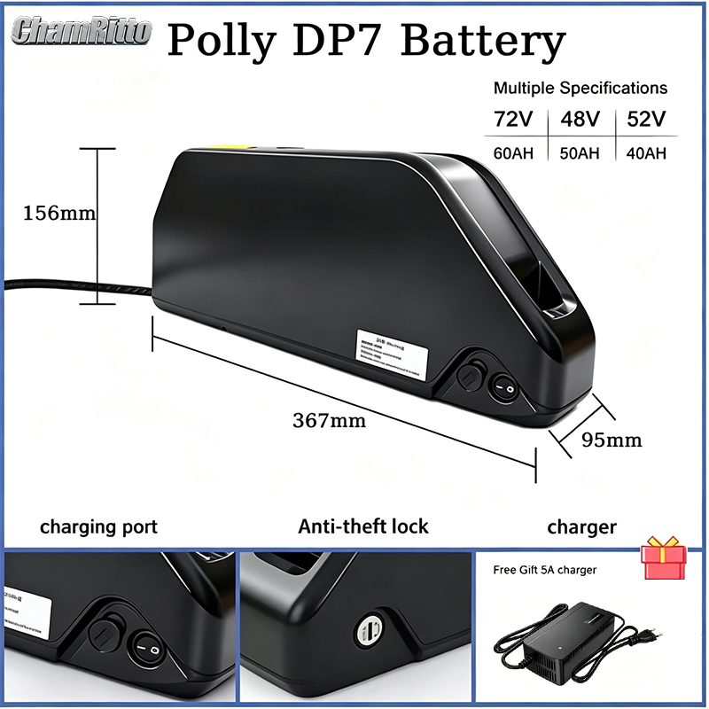 Batteria al litio per bici ele - 72V 50Ah 21700 Lithium Battery recensione e prezzo