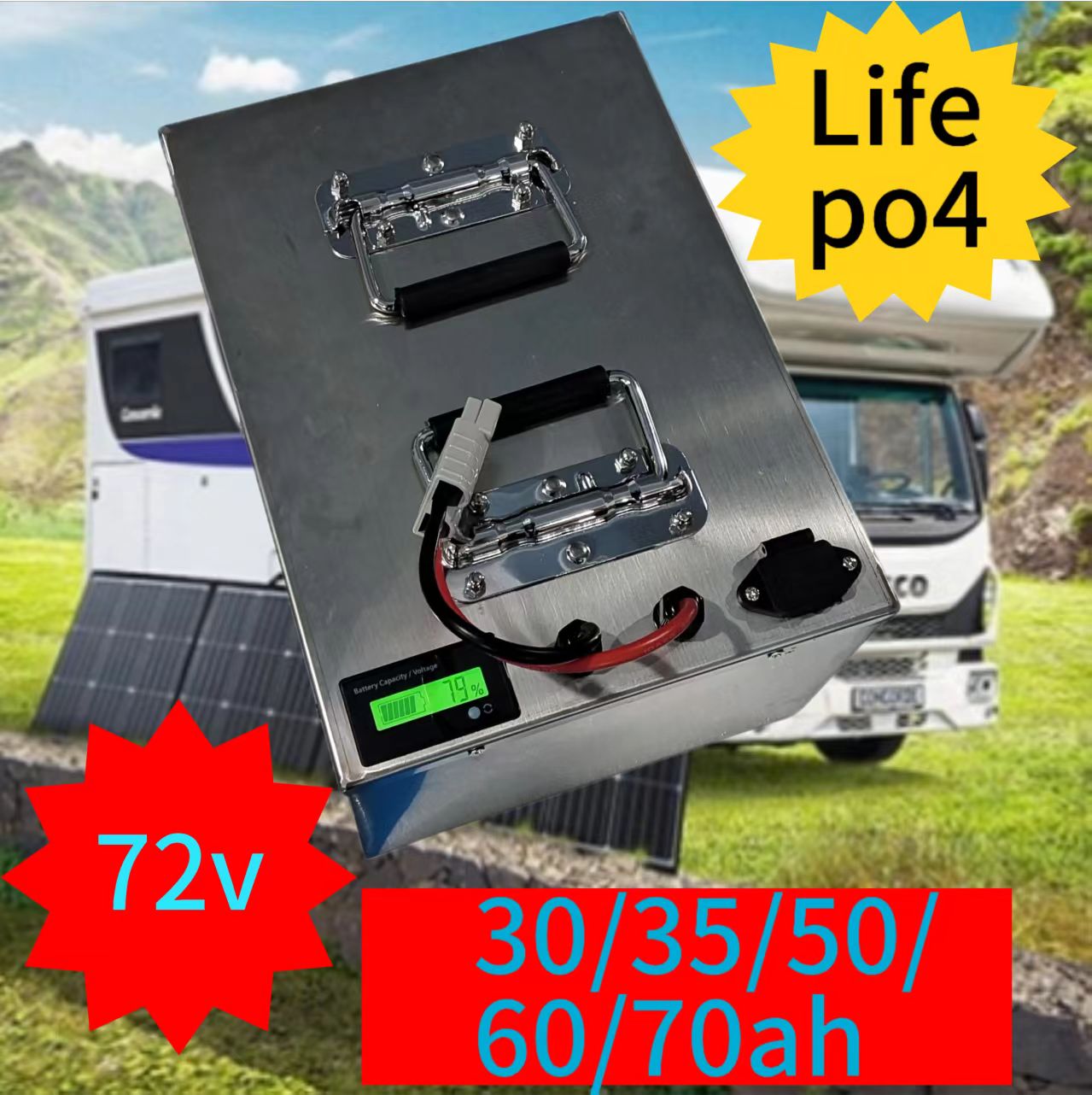 Batteria LiFePO4 72V 50Ah 60Ah - 72V 40Ah Lifepo4 Battery Pack recensione e prezzo