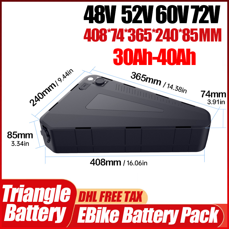 Batteria Triangolare per Bicic - 72V 50Ah 21700 Lithium Battery recensione e prezzo
