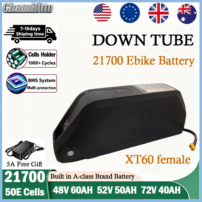 Batteria per Bici Elettrica Ch - 72V 50Ah 21700 Lithium Battery recensione e prezzo