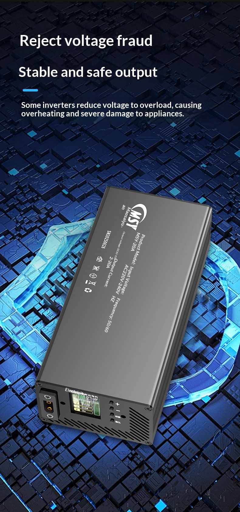 Caricabatterie Regolabile 10-9 - 84V 20A Smart Charger recensione e prezzo